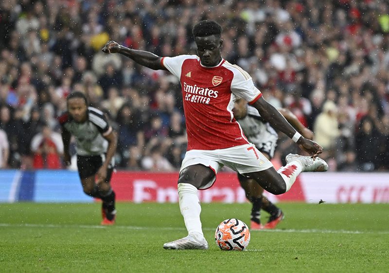 Bukayo Saka có 25 lần đóng góp trực tiếp vào các bàn thắng của Arsenal mùa giải thứ 2 liên tiếp